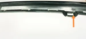 Volkswagen Sharan Rear door glass trim molding 7N0839902D