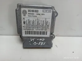 Volkswagen Golf VI Turvatyynyn ohjainlaite/moduuli 