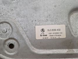 Skoda Yeti (5L) Ręczny podnośnik szyby drzwi tylnych 5L0839402