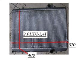 Peugeot 307 Jäähdyttimen lauhdutin 9647419180