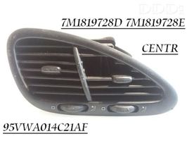 Volkswagen Sharan Dysze / Kratki środkowego nawiewu deski rozdzielczej 7M1819728D