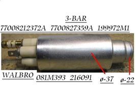 Saab 9-3 Ver2 Pompa paliwa w zbiorniku 77008212372A