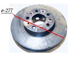 Volvo C70 Front brake disc Q2775SKIS25