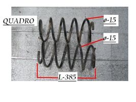 Audi 100 200 5000 C3 Molla elicoidale anteriore QUADRO