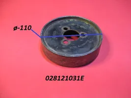 Volkswagen PASSAT B3 Water pump pulley 028121031E