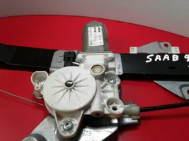 Saab 9-3 Ver2 Mechanizm podnoszenia szyby tylnej bez silnika 