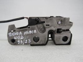 Skoda Fabia Mk2 (5J) Rygiel / Zaczep zamka pokrywy przedniej / maski silnika 