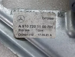Mercedes-Benz Sprinter W907 W910 Priekšpusē elektriskais loga pacelšanas mehānisms bez motoriņa 