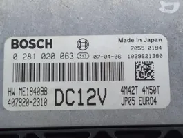 Mitsubishi Carisma Sterownik / Moduł ECU 