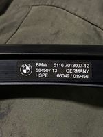 BMW 7 E65 E66 Rail de pare-brise de porte avant 51167013097