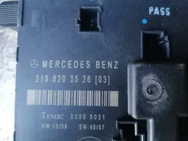 Mercedes-Benz CLS C219 Sterownik / Moduł drzwi 2198203526