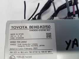 Toyota Yaris XP210 Unité principale radio / CD / DVD / GPS 86140-K0150