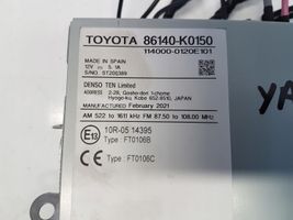 Toyota Yaris XP210 Unità principale autoradio/CD/DVD/GPS 86140-K0150