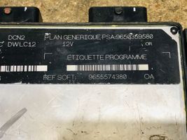 Citroen C3 Unité de commande, module ECU de moteur 9655574380