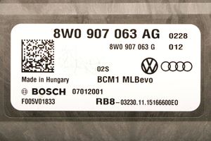 Audi A4 S4 B9 Moduł / Sterownik komfortu 8w0907063AG