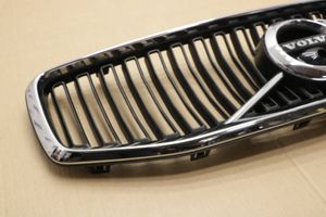 Volvo S60 Grille calandre supérieure de pare-chocs avant 32132214