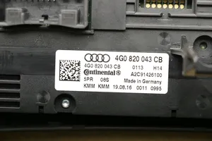 Audi A6 S6 C7 4G Oro kondicionieriaus/ klimato/ pečiuko valdymo blokas (salone) 4G0820043CB