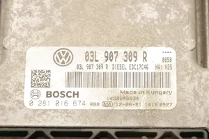 Volkswagen Golf VI Sterownik / Moduł ECU 03L907309R