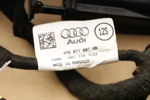 Audi Q7 4M Wiązka przewodów drzwi tylnych 4M0971687GB