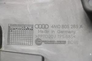 Audi Q7 4M Moldura embellecedora del gancho del capó/tapa del motor 4M0805285A