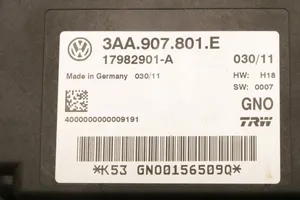 Volkswagen PASSAT B7 Modulo di controllo del freno a mano 3AA907801E