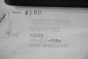 Volvo XC40 Moldura inferior del parachoques trasero 31449333
