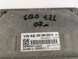 Volkswagen Polo IV 9N3 Sānu spoguļa vadības modulis 03E906023D