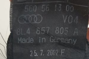 Audi A3 S3 8L Cintura di sicurezza posteriore 8L4857805A