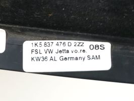 Volkswagen Golf V Rivestimento modanatura del vetro della portiera anteriore 1K5837476D