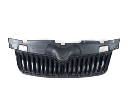 Skoda Fabia Mk2 (5J) Maskownica / Grill / Atrapa górna chłodnicy 5j0853668b