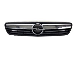 Opel Meriva A Front bumper upper radiator grill 13207140