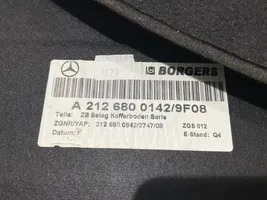 Mercedes-Benz E W212 Tappetino di rivestimento del bagagliaio/baule A2126800142