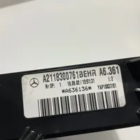 Mercedes-Benz E W211 Sähköinen ohjaamon lämmittimen säteilylämmitin A2118300761