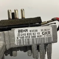 Mercedes-Benz E W210 Heater blower motor/fan resistor 2108206210