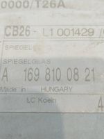 Mercedes-Benz A W169 Wkład lusterka drzwi przednich A1698100821