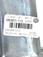 Volkswagen PASSAT B6 Silniczek podnośnika szyby drzwi przednich 980851113
