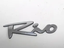 KIA Rio Logo, emblème de fabricant 