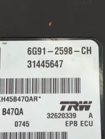 Volvo S60 Rankinio stabdžio valdymo blokas 6G912598CH