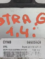 Opel Astra G Komputer / Sterownik ECU silnika 09355909