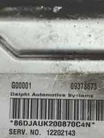 Opel Astra G Komputer / Sterownik ECU silnika 09378673