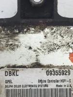 Opel Astra G Motora vadības bloka ECU 09355929