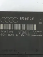 Audi A3 S3 8P Pysäköintitutkan (PCD) ohjainlaite/moduuli 8P0919283