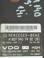Mercedes-Benz A W168 Unidad de control/módulo del motor A1661402400