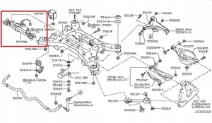 Infiniti FX Hammastanko 557051CA0A