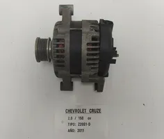 Chevrolet Cruze Generaattori/laturi 13502580
