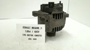 Renault Megane II Generaattori/laturi 8200100907