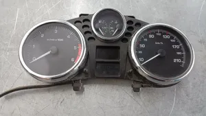 Peugeot 206+ Compteur de vitesse tableau de bord 9666637080