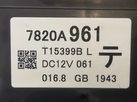 Mitsubishi Eclipse Cross Unité de contrôle climatique 7820A961