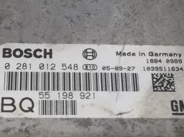 Opel Astra H Sterownik / Moduł ECU 55198921