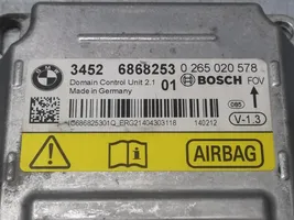 BMW 3 GT F34 Centralina/modulo airbag 34526868253
